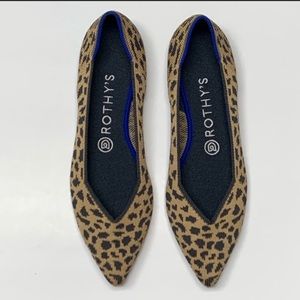 Rothy’s Size 9.5 Women’s Pointed Leopard Flats